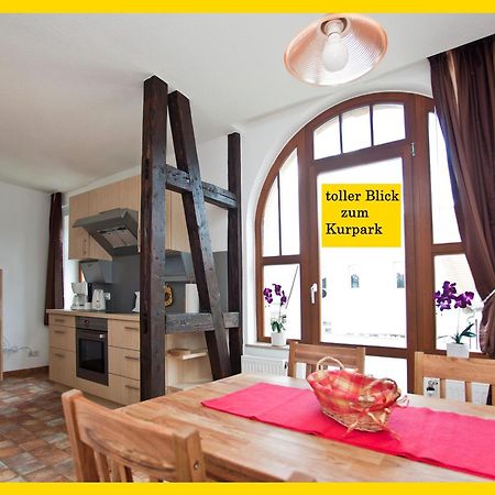 Ferienwohnung Auszeit Am Kurpark Bad Berka - Balkon - Ruhige Lage- Gratis Parkplatz & Wlan Exterior foto