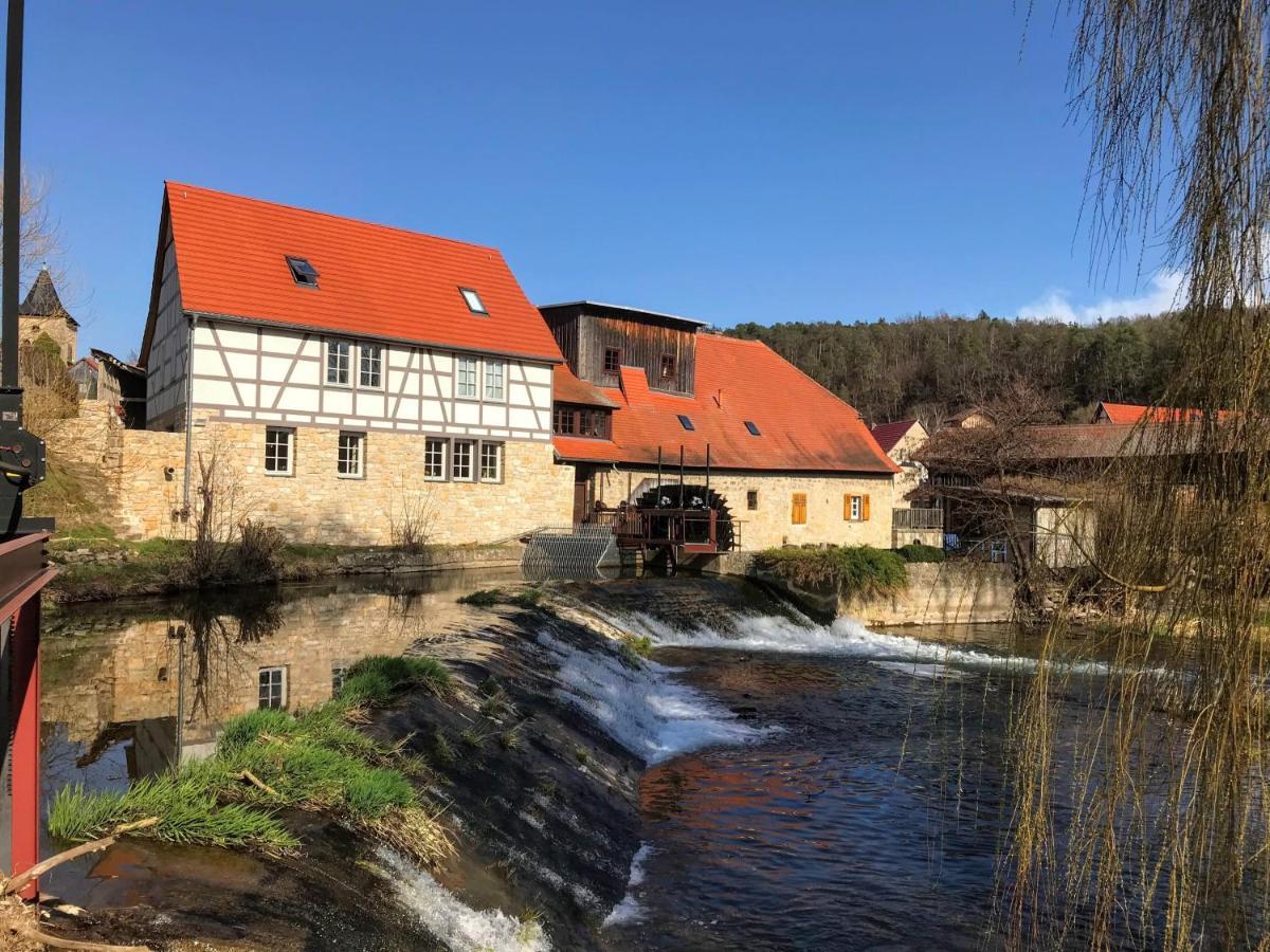 Ferienwohnung Auszeit Am Kurpark Bad Berka - Balkon - Ruhige Lage- Gratis Parkplatz & Wlan Exterior foto