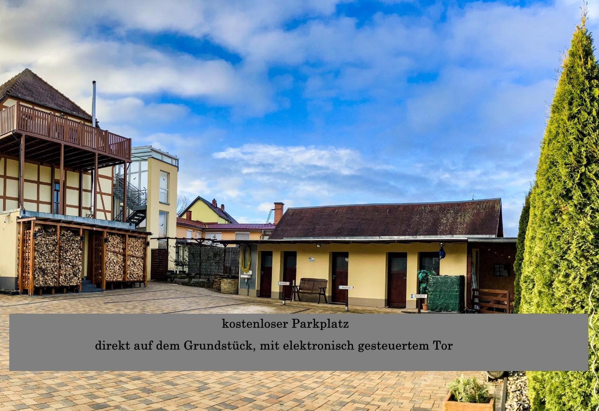 Ferienwohnung Auszeit Am Kurpark Bad Berka - Balkon - Ruhige Lage- Gratis Parkplatz & Wlan Exterior foto