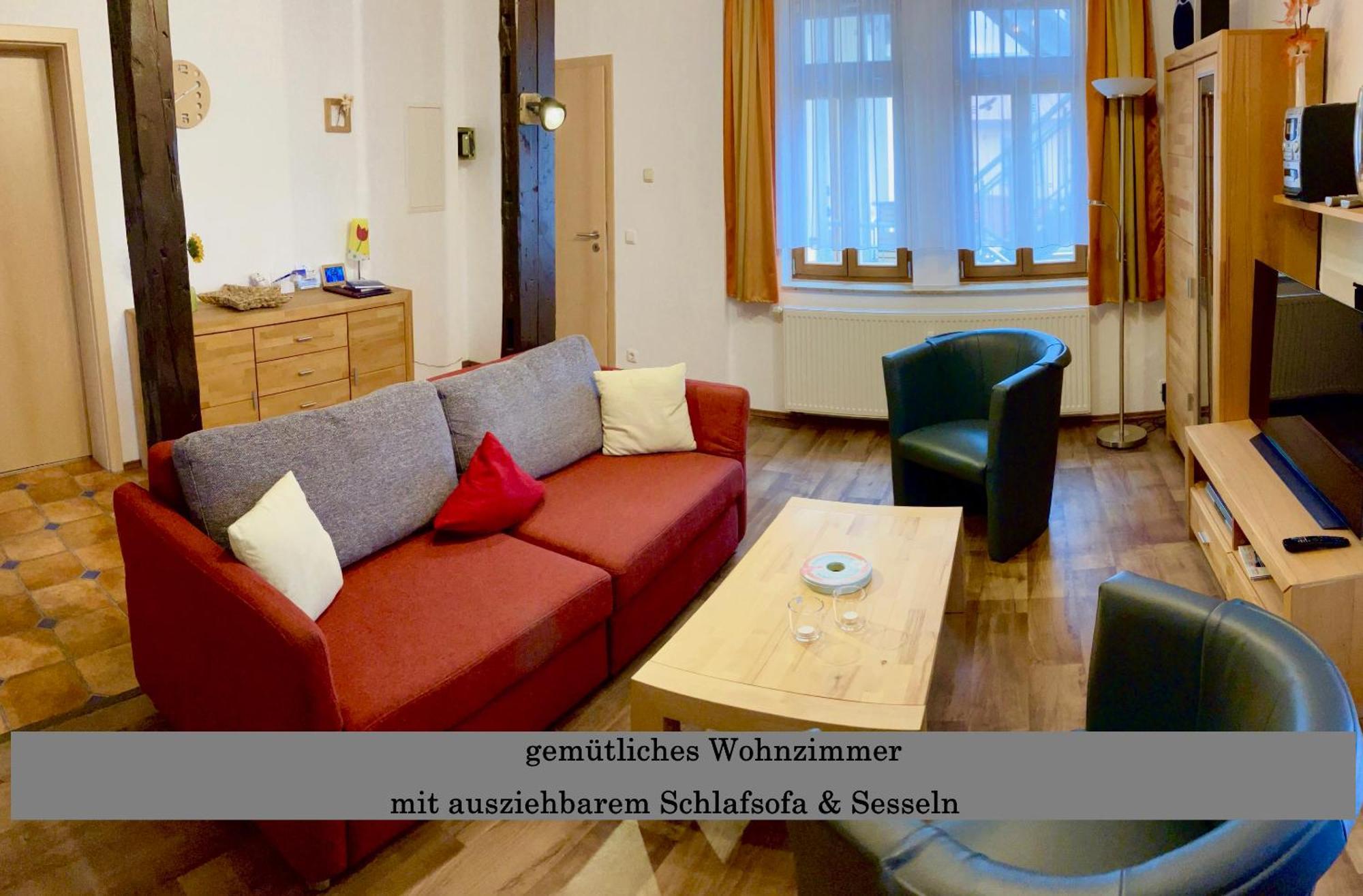 Ferienwohnung Auszeit Am Kurpark Bad Berka - Balkon - Ruhige Lage- Gratis Parkplatz & Wlan Exterior foto